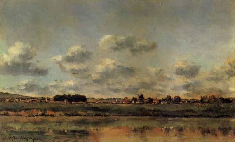 Charles Francois Daubigny The Banks of the Oise oil painting image